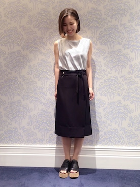 「charles anastase（シャルルアナスタス）のアイテム」を使った、hayashiさん（レディース・153cm）の夏コーディネート