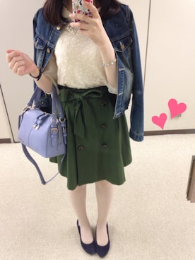 「ハラコパンプス」｜Alexxさん（レディース・157cm）の秋コーディネート