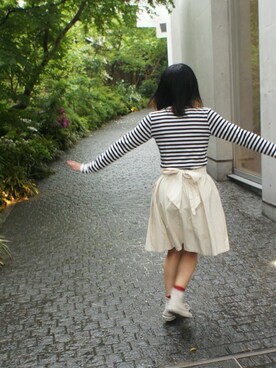 BONICA　DOT　佐久間さん（レディース・153cm）の春コーディネート