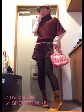 「rps（アールピーエス）のアイテム（パンプス）」を使った、かなつんさん（レディース・166cm）の秋コーディネート