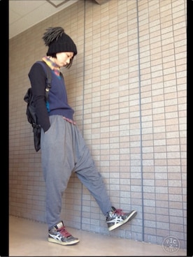 「Apply（アプリー）のアイテム」を使った、かなつんさん（レディース・166cm）の冬コーディネート