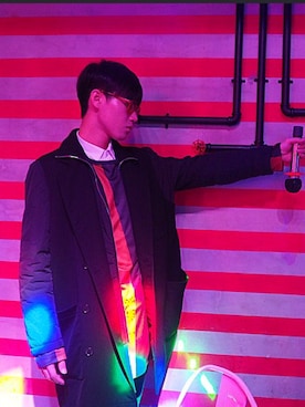 「KRIS VAN ASSCHE（クリスヴァンアッシュ）のアイテム（ジャケット/アウター）」を使った、freemankwanさん（メンズ・188cm）の春コーディネート