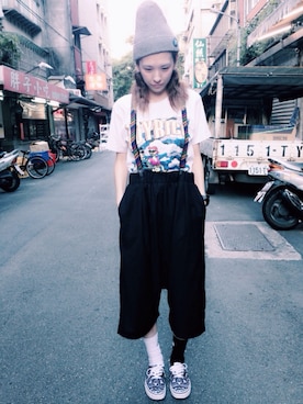 「JOYRICH」｜「アイテム（その他シューズ）」を使った、昀*⋈さん（レディース・158cm）の夏コーディネート