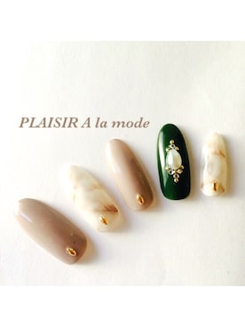 「Plaisir A la modeのアイテム（ハンドケア/ハンドクリーム、グリーン系）」を使った、e3n▼さん（レディース・156cm）の夏コーディネート