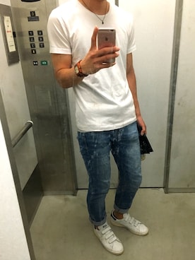 「ベルクロ」｜hiyokoさん（メンズ・179cm・20代）の夏コーディネート