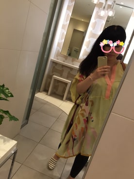 「シルク」｜「アイテム（チュニック）」を使った、Jun さん（レディース・162cm）の秋コーディネート