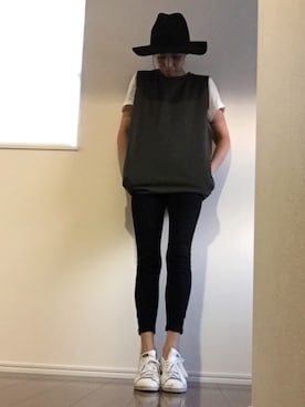 「スタンスミス」｜sayakaさん（レディース・166cm）の秋コーディネート