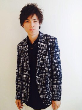 「FREDY&GLOSTER（フレディアンドグロスター）のアイテム（その他アウター）」を使った、Shunji Nakamuraさん（メンズ・178cm）の春コーディネート