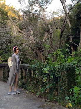 「airmax」｜「アイテム（その他アウター）」を使った、NicoJinさん（レディース・163cm）の冬コーディネート