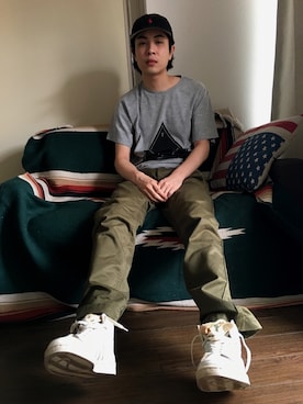 「POLO RALPH LAUREN（ポロ ラルフ ローレン）のアイテム（キャップ）」を使った、まーくんさん（メンズ・172cm）の夏コーディネート