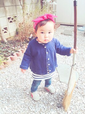 HoNoRiiin.さん（キッズ・70cm）の春コーディネート