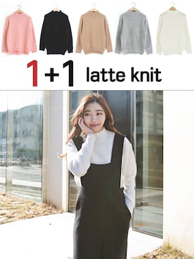 「 ベーシックニット」｜ヘイドさん（レディース・165cm）の冬コーディネート