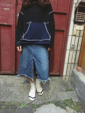 「LOSERS（ルーザーズ）のアイテム」を使った、Rosaさん（レディース・155cm）の冬コーディネート