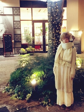 「CODEのアイテム」を使った、chakku さん（レディース・168cm）の冬コーディネート