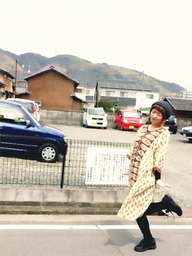 「チャイハネ（チャイハネ）のアイテム（ニットキャップ/ビーニー）」を使った、chakku さん（レディース・168cm）の春コーディネート