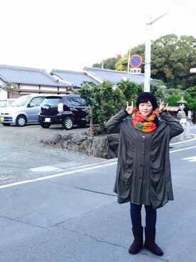 「アイテム（ピアス（両耳用））」を使った、chakku さん（レディース・168cm・30代）の秋コーディネート
