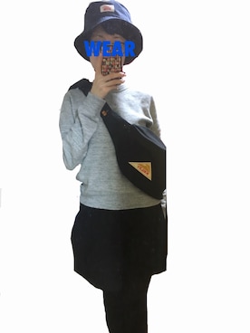 「UP START（アップスタート）のアイテム」を使った、pororiさん（レディース・163cm）の春コーディネート