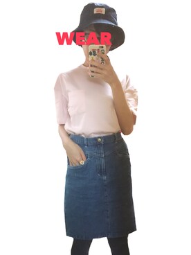 「UP START（アップスタート）のアイテム」を使った、pororiさん（レディース・163cm）の夏コーディネート