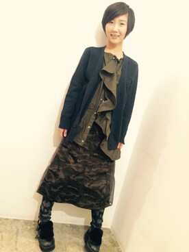 「gomme（ゴム）のアイテム」を使った、suzukiさん（レディース・156cm）の夏コーディネート