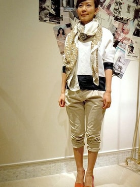 スタッフ4さん（レディース・161cm）の春コーディネート