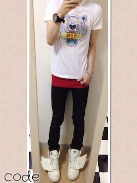 「JEREMYSCOTT」｜kenさん（メンズ・172cm）の春コーディネート