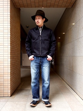 「CALEE（キャリー）のアイテム」を使った、RealjamSTAFFさん（メンズ・170cm）の春コーディネート