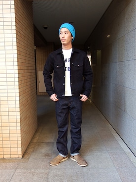「COOTIE」｜「アイテム（その他アウター）」を使った、RealjamSTAFFさん（メンズ・172cm）の春コーディネート