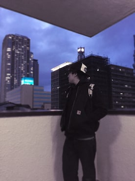 「CLUCT（クラクト）のアイテム（パンツ）」を使った、taiki wadaさん（メンズ・177cm）の春コーディネート