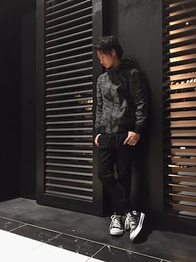 「AZUL by moussy（アズールバイマウジー）のアイテム（ブルゾン）」を使った、koheiさん（メンズ・170cm）の春コーディネート