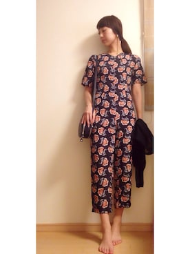 「MIRIAM HASKELL（ミリアムハスケル）のアイテム（アクセサリー）」を使った、Sneさん（レディース・169cm）の夏コーディネート
