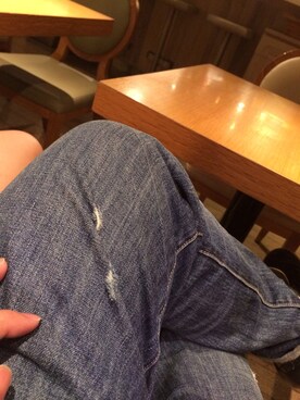 「PULL&BEAR（プルアンドベア）のアイテム（デニムパンツ、ブルー系）」を使った、Jimmy Huangさん（メンズ・178cm）の夏コーディネート