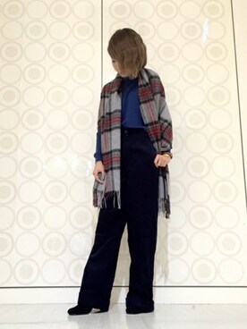「DRWCYS（ドロシーズ）のアイテム（ブーツ）」を使った、maoさん（レディース・156cm）の秋コーディネート