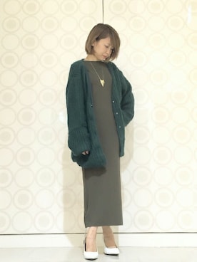 「DRWCYS（ドロシーズ）のアイテム（その他アウター）」を使った、maoさん（レディース・156cm）の秋コーディネート