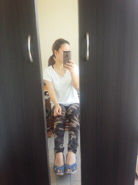 「アイテム（パンツ）」を使った、wamohaさん（レディース・157cm・100代）の夏コーディネート