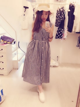 「アイテム（スカート、その他）」を使った、chiaoさん（レディース）の夏コーディネート