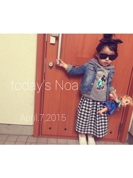 noaさん（キッズ・100cm）の春コーディネート