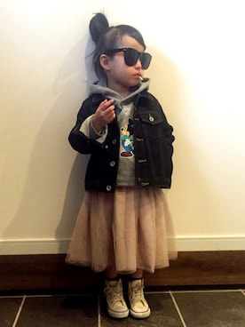 noaさん（キッズ・100cm）の冬コーディネート