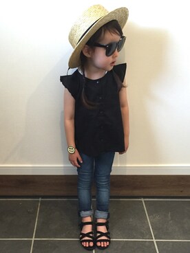 noaさん（キッズ・110cm）の春コーディネート