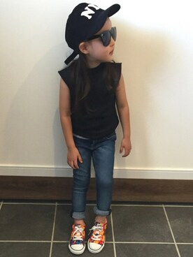 noaさん（キッズ・110cm）の夏コーディネート