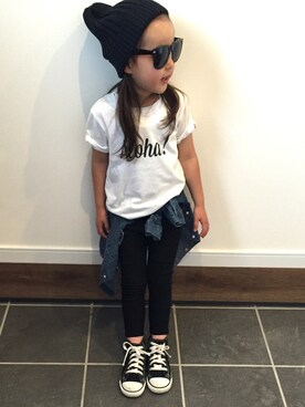 noaさん（キッズ・110cm）の夏コーディネート