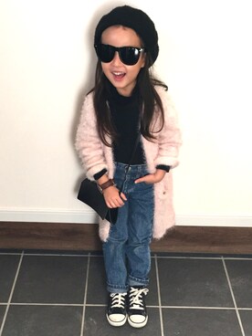 「Daniel Wellington（ダニエルウェリントン）のアイテム」を使った、noaさん（キッズ・110cm）の秋コーディネート