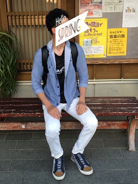 TOMOさん（メンズ・178cm）の春コーディネート