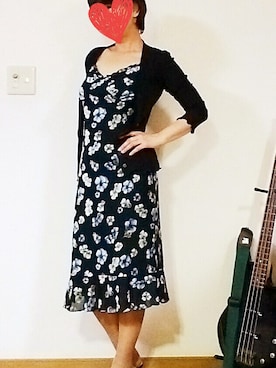 「STRAWBERRY-FIELDS（ストロベリーフィールズ）のアイテム（サンダル）」を使った、　まゆみさん（レディース・150cm）の春コーディネート