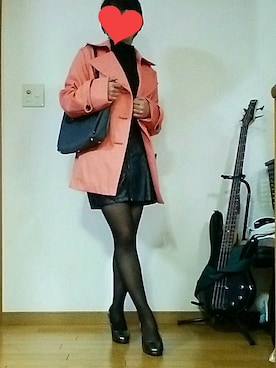 「春コート」｜　まゆみさん（レディース・150cm）の春コーディネート