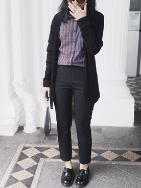 「asos（エイソス）のアイテム（その他アウター）」を使った、mifiemouseさん（レディース・161cm）の秋コーディネート