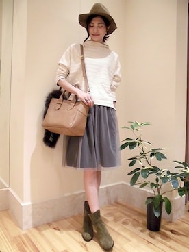「SELECT.（セレクト）のアイテム」を使った、BABYLONE　札幌店さん（レディース・173cm）の夏コーディネート
