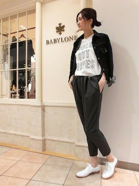 BABYLONE　札幌店さん（レディース・173cm）の秋コーディネート