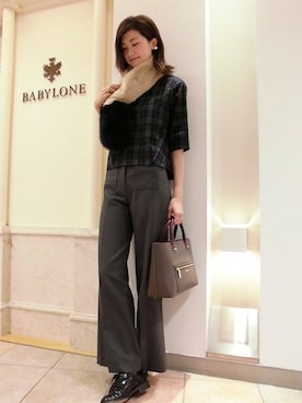 BABYLONE　札幌店さん（レディース・173cm）の秋コーディネート