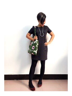 「VALENTINO（ヴァレンティノ）のアイテム（ドレスシューズ）」を使った、envy2さん（レディース・155cm）の冬コーディネート