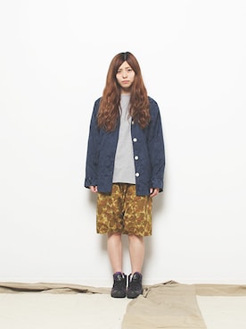 「VOO（ヴォー）のアイテム（トップス）」を使った、BlueRanchさん（レディース・154cm）の夏コーディネート